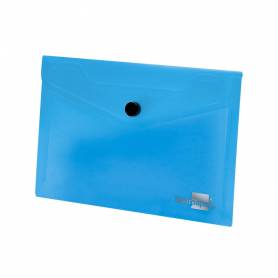 Carpeta liderpapel dossier broche 44222 polipropileno din a7 azul translucido