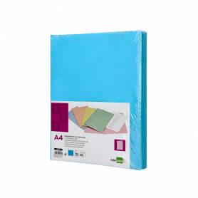 Subcarpeta liderpapel din a4 celeste intenso 180g/m2