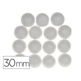 Bolas de porexpan color blanco 30 mm bolsa de 12 unidades