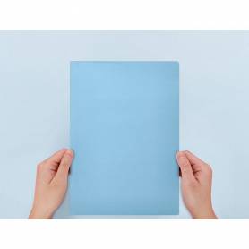 Subcarpeta liderpapel folio celeste intenso 180g/m2