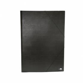 Carpeta planos liderpapel a2 carton gofrado n 12 negro