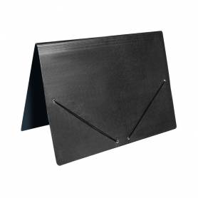 Carpeta planos liderpapel a2 carton gofrado n 12 negro