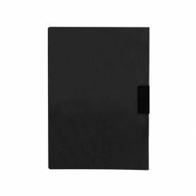 Carpeta liderpapel dossier pinza lateral 45325 polipropileno din a4 negro 60 hojas pinza deslizante