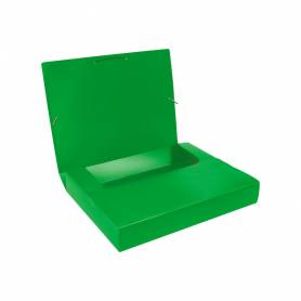 Carpeta liderpapel portadocumentos 36903 polipropileno dina4 verde lomo 50 mm