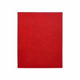 Carpeta de 4 anillas 40mm mixtas liderpapel folio carton forrado paper coat roja