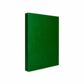 Carpeta de 4 anillas 40mm mixtas liderpapel folio carton forrado paper coat verde