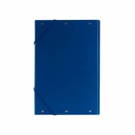 Carpeta proyectos liderpapel folio lomo 30mm carton forradoazul