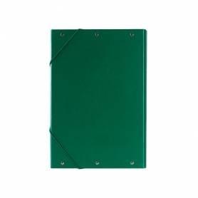 Carpeta proyectos liderpapel folio lomo 30mm carton forrado verde