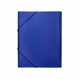 Carpeta clasificadora liderpapel 12 departamentos folio prolongado carton forrado azul