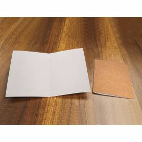 Subcarpeta liderpapel folio kraft interior blanco 240g/m2