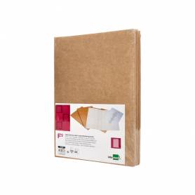 Subcarpeta liderpapel folio kraft interior blanco 240g/m2