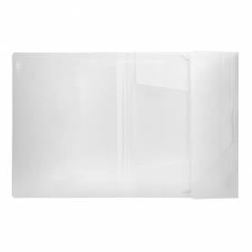 Carpeta liderpapel gomas solapas 34964 polipropileno din a4 transparente translucido