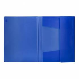 Carpeta liderpapel gomas solapas 34962 polipropileno din a4 azul translucido