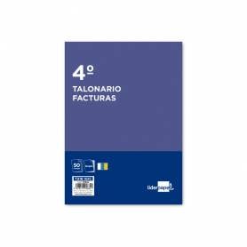 Talonario liderpapel facturas cuarto original y copia t216 con i.g.i.c.