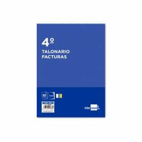 Talonario liderpapel facturas cuarto original y 2 copias t316 con i.g.i.c.