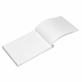 Bloc notas liderpapel liso a6 80 hojas 60 g/m2 perforado sin tapa