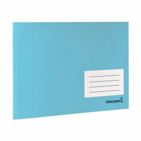 Libreta liderpapel smart a5 apaisado 32 hojas 60g/m2 cuadro 6 mm con margen