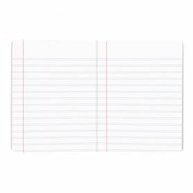 Libreta liderpapel scriptus a5 plus 48 hojas 90g/m2 rayado montessori 3,5mm con margen colores surtidos