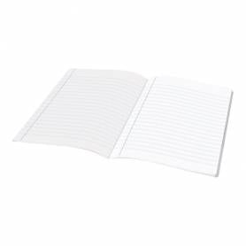 Libreta liderpapel scriptus a4 48 hojas 90g/m2 rayado montessori 3,5mm con margen colores surtidos