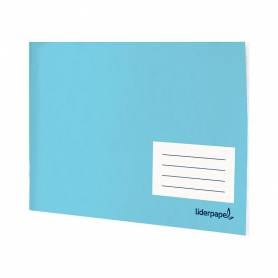 Libreta liderpapel write a5 apaisada 32h 60g/m2 cuadro 3 mm con margen