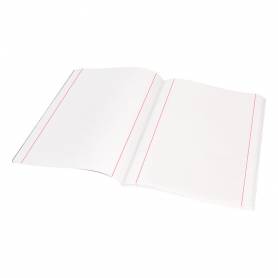 Libreta liderpapel tapa negra a5 80 hojas 60g/m2 liso con doble margen