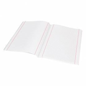 Libreta liderpapel tapa negra a5 80 hojas 60g/m2 cuadro 5mm con doble margen