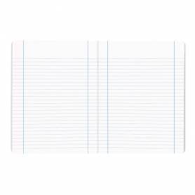 Libreta liderpapel smart a5 80 hojas 60g/m2 horizontal con doble margen colores surtidos tapa blanda