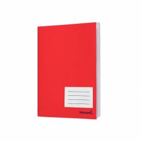 Libreta liderpapel smart a5 80 hojas 60g/m2 horizontal con doble margen colores surtidos tapa blanda