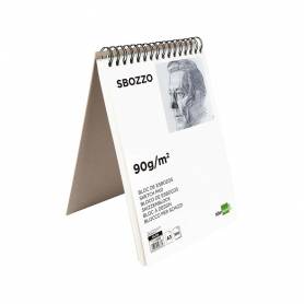 Bloc dibujo liderpapel esbozos espiral a3 297x420mm 100 hojas 90gr/m2 sin recuadro