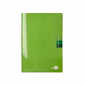 Libreta liderpapel scriptus a4 48 hojas 90g/m2 pauta 5ª 2.5mm con margen