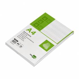 Bloc notas liderpapel horizontal a4 80 hojas 60g/m2