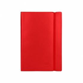 Libreta indice liderpapel similpiel a7 120 hojas 70g/m2 color rojo