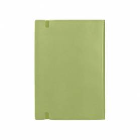 Libreta liderpapel simil piel a6 120 hojas 70g/m2 horizontal sin margen verde