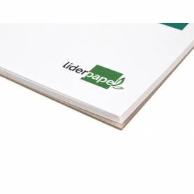 Bloc papel vegetal liderpapel encolado 210x297mm 50 hojas 95g/m2