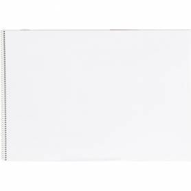 Bloc dibujo liderpapel artistico espiral 460x325mm 20 hojas 130gr/m2 sin recambio perforado