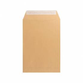 Sobre liderpapel bolsa n.7 kraft din c4 229x324 mm tira de silicona caja de 250 unidades