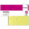 Talonario liderpapel mostrador 60x145 mm tl01 amarillo con matriz - TL01