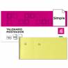 Talonario liderpapel mostrador 50x110 mm tl07 amarillo con matriz - TL07