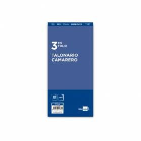 Talonario liderpapel camarero 3/fº original y 2 copias t314