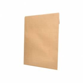 Sobre liderpapel bolsa fuelle kraft armado 280x365x50mm solapa tira de silicona papel 155 gr caja de 50 unidades