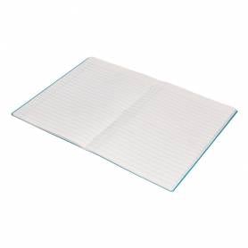 Libreta liderpapel 360 tapa de plastico a4 48 hojas 90g/m2 pauta 5 2,5mm con margen colores surtidos