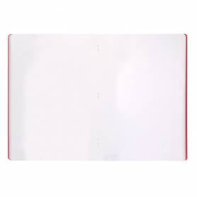 Libreta liderpapel 360 tapa de plastico a4 48 hojas 90g/m2 lisa sin margen colores surtidos