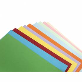 Bloc trabajos manuales liderpapel cartulina 240x315 mm 10 hojas colores surtidos