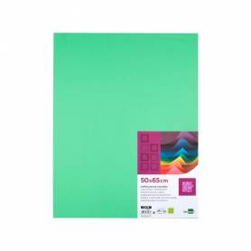 Cartulina liderpapel 50x65 cm 180g/m2 verde hierba paquete de 25 hojas