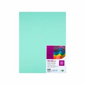 Cartulina liderpapel 50x65 cm 180g/m2 verde paquete de 25 hojas