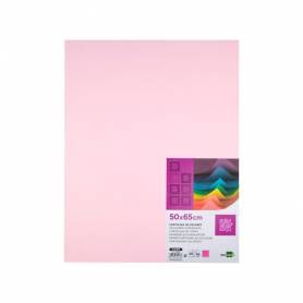 Cartulina liderpapel 50x65 cm 180g/m2 rosa paquete de 25 hojas