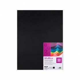 Cartulina liderpapel 50x65 cm 180g/m2 negro paquete de 25 hojas