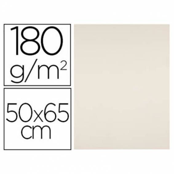 Cartulina liderpapel 50x65 cm 180g/m2 crema paquete de 25 hojas