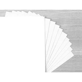 Cartulina liderpapel 50x65 cm 180g/m2 blanco paquete de 25 hojas