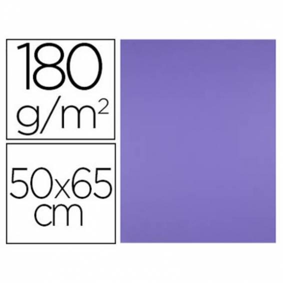 Cartulina liderpapel 50x65 cm 180 gr purpura paquete de 25 hojas